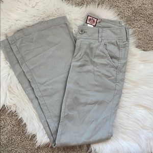 Juicy Couture Gray Linen Pants